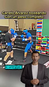 Canelo Alvarez boxeando con un peso completo #Canelo #box #boxeo #reelsvideoシ #fypシ゚ | Entrena con Varela