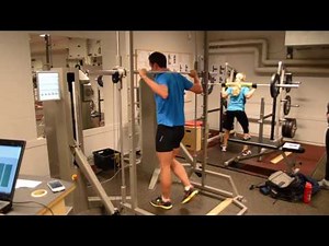 High intensity isokinetic SL squats with high speed eccentric phase
