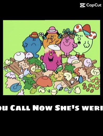 Little Miss Quick’s moments in Mr. Men #mrmen #littlemiss