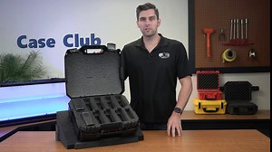 Case Club Case fits 17 Motorola R2 / CP200 / XPR 3500e Two-Way Radios in Pre-Cut & Convenient Carry Case