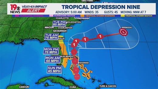 Sunday AM update: Will a hurricane hit South Carolina?