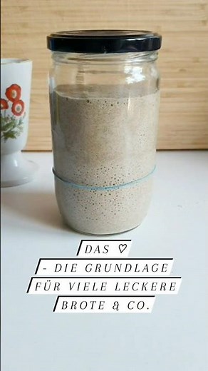 Sauerteig ansetzen - so gehts! 🍞
