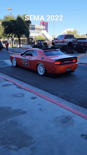 2.8K views · 31 reactions | General Lee Challenger at SEMA 2022 #mopar #moparornocar #dodgechallenger #SEMA2022 #sema | Internal Combustion | Facebook