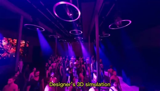 Kinetic pixel rings #creativedesign #nightclub #kineticlights #manufacturing @TikTok