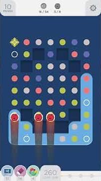 Two Dots level 1098 walkthrough, no power-ups