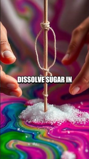 Rainbow Sugar Crystal Garden Quick Experiment