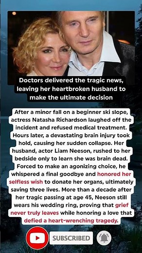 The Heartbreaking Choice Liam Neeson Made in Her Final Moments