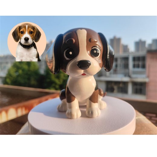 Personalized 3d-printed Pet Sculptures | Custom Pet Portraits | Pet Memorial Gifts | Custom Chibi Pet Models - Etsy