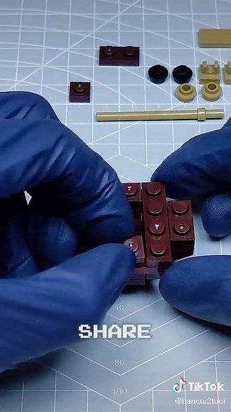 How to Build Mini LEGO Ship from Pirates of The Caribbean- Unofficial LEGO MOC Tutorial 乐高レゴ레고ЛЕГО (2) #xuhuong #lego