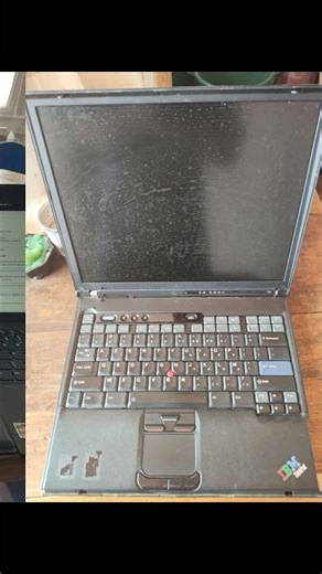 IBM ThinkPad T40 from 2003 year
