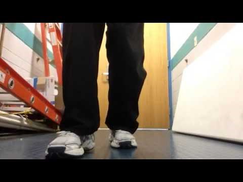 Cha Cha Slide: Hop one time, right foot stomp, left foot stomp.