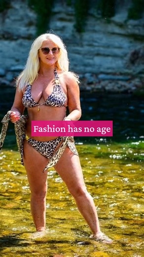Vol. 218 💋 Cougars Chic Over 40 👠 Bikini Elegance at Any Age #shorts