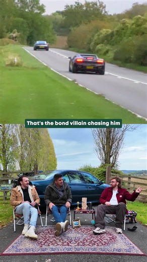 We catch a James Bond car chase LIVE #cars #carspotting #podcastclip