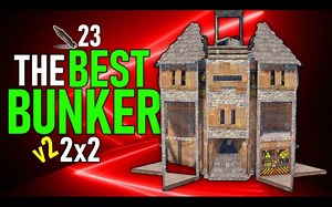 RUST-LeftyyP最佳 2x2 v2 单人/双人 BUNKER - 锈底座设计