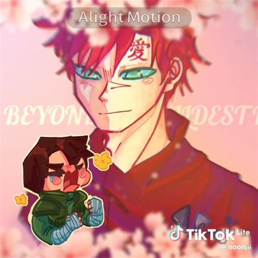 #naruto shippuden lee y gaara