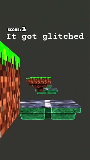 It glitched…