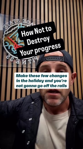 Over the holidays, keep it simple. Prioritize protein, keep moving, and don’t turn a few meals into a free for all. Enjoy yourself without losing awareness or control. One week won’t make you or break you but not enjoying time with people you love will . | Sean Seggie