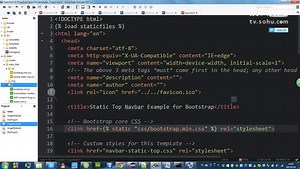 Django_python网站开发10-Bootstrap应用