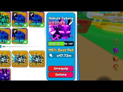 The secret pet nebula cyborg in tap simulator