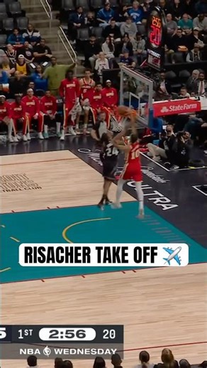 Zacharie Risacher look out below 😤