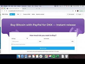 How to buy Bitcoin with PayPal via Paxful?