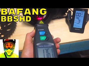 Bafang BBSHD 1000w mid-drive • Factory settings RPM test • Electric Bike 48v BBS02 8fun motor