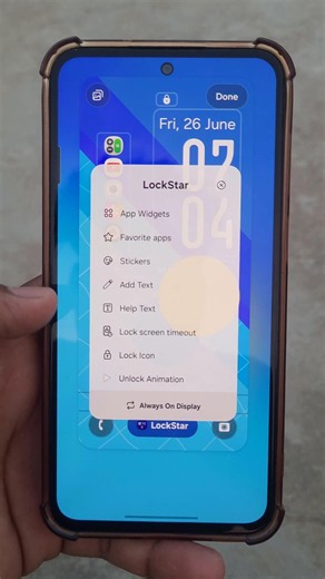 Samsung m35 Lock star Customizetion Features Good lock