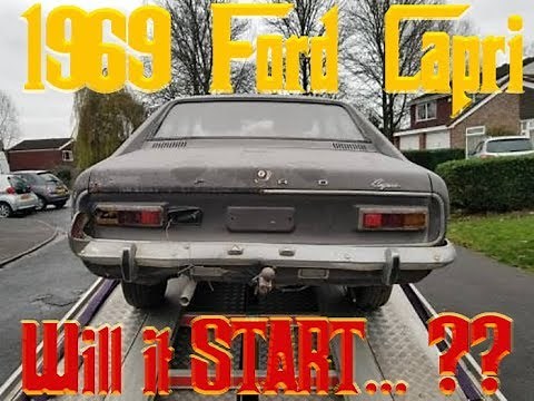 1969 FORD CAPRI Barnfind - Will it start? - PART 1