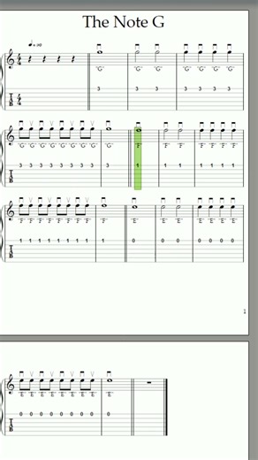 "The Note G" from "Guitar for Kids", by Hal Leonard