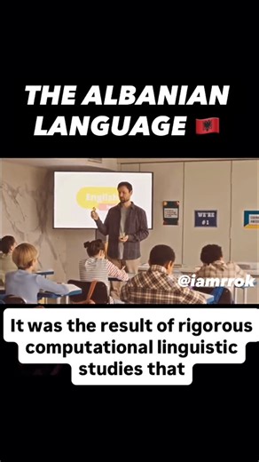 Rrok Merdita on Instagram: "The #Albanian language explained @iamrrok"
