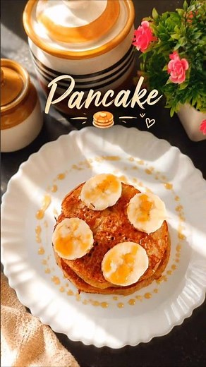 Soft & Fluffy Banana Pancake 🥞 | 5 Min Breakfast Recipe | #pancake #breakfastrecipe #easyrecipe