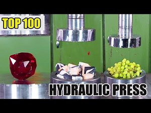 Top 100 Most Satisfying Hydraulic Press Crushes | Ultimate Crushing Moments Compilation #asmr