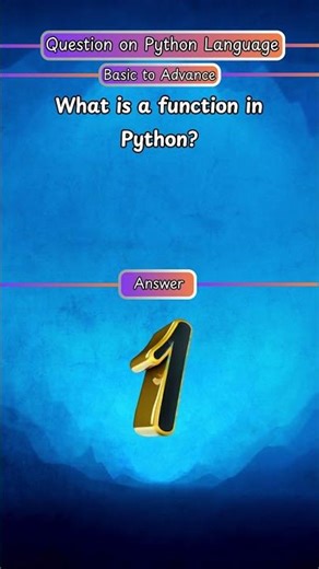 Python Tutorial Shorts | Learn Python from Basic to Advanced