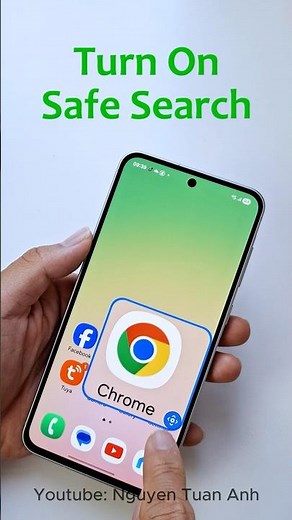 How to turn on safe search on chrome android
