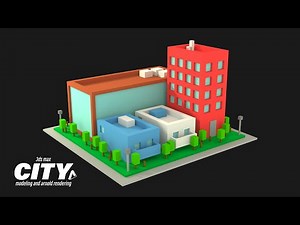City Modeling and Arnold Rendering | 3DS Max