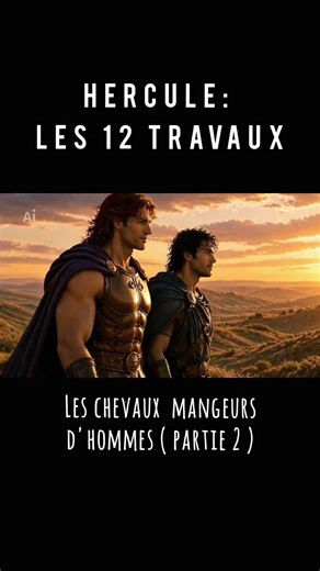 Les Cavales de Diomède - (P2) Les 12 travaux d'Hercule #hercule #mythologie #histoire #ia #disney