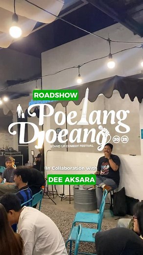 STAND UP INDO SURABAYA on Instagram: "DEE AKSARA WES TERHIBUR ‼️ @deeaksara wingi wes terhibur karo penampilan dari comic-comic Stand Up Indo Surabaya, saiki wayahmu sing kudu terhibur boss, makane ayo ndang amano tiket e ! #PoelangDjoeang #RoadShow #WaniLucu"