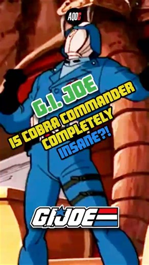 Is Cobra Commander completely Insane #gaming #cartoon #gijoe #cobra #cobrakai #animation #80s #nes