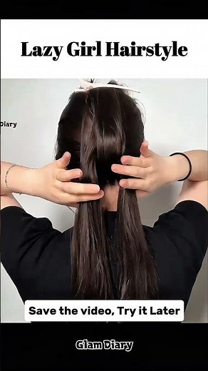 Easy Low Ponytail Hairstyle ✨ #LowPonytail #PonytailTutorial #KoreanHair