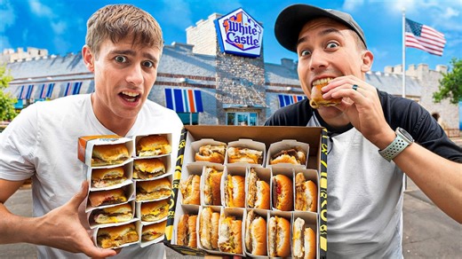 Two Brits try White Castle for the first time!