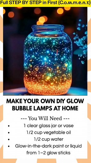 Make Your Own DIY Glow Bubble Lamps at Home Want a glowing science project that doubles as a magical decoration? These DIY Glow Bubble Lamps are colorful, fizzy, and totally mesmerizing. With just a few simple ingredients, you can create bubbling neon blobs that light up the night—perfect for parties, sleepovers, or rainy-day fun! | Kira Recipes