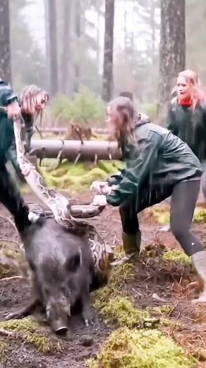 Powerwildanimal on Instagram: "Girl rescue a warthog from python bite 🥲 _ _ _ _ _ _ _ _ _ #girl #python #girlvspython #girlbite #wildanimalshorts #wildanimals #wildlifephotos #wildlifeprotection #nature #naturephotography #krugerpark #krugernationalpark #net #netgeowildlife #discover #discoverearth #discovery #nationalgeographic"