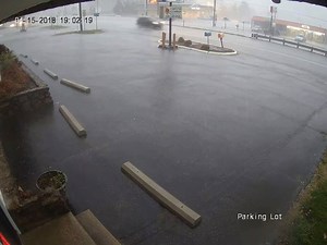 2.8M views · 2.9K reactions | This is some scary stuff. This security footage from Computer Exchange on Timberlake Rd. shows the strongest part of Sunday's tornado passes just south of the business -- you can see the rain/wind abruptly change directions. Thanks to Andy Dodge for letting us share the video. HOW YOU CAN HELP: https://bit.ly/2H6cVii | ABC 13 - WSET | Facebook