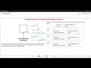 Determining the Work Done by a Person on a Box with Varying Motion Directions
