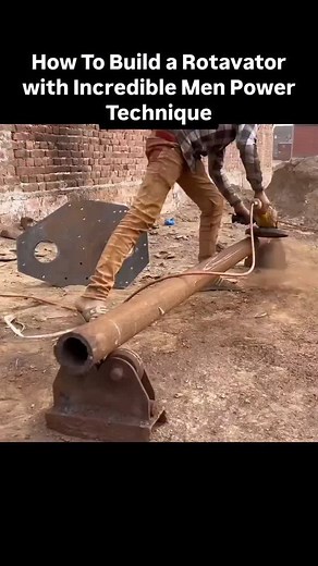 Workey crafts | How To Build a Rotavator with Incredible Men Power Technique. #restoration #renew #restore #repair #mechanic #mechnical #technology #viral... | Instagram