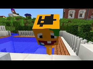 VITAMINE SCHWIMMT IN MEINEM POOL IN MINECRAFT!