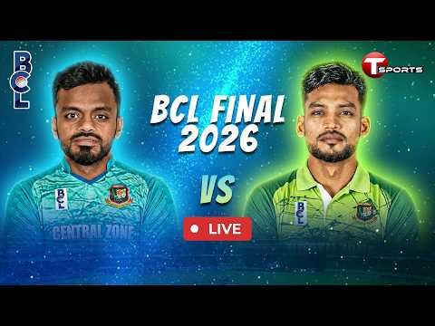 LIVE | North Zone vs Central Zone | Final | Bangladesh Cricket League 2026