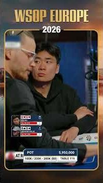 Flopping a set is usually a dream, but will this dream turn into a nightmare?!?!?! #wsop #poker