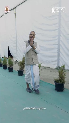 Watch this video for a glimpse into the kitchen facility at ISKCON Bangalore’s camp in Prayagraj during Maha Kumbh Mela 2025, where massive quantities of rice, chapatis, dal, sabji, and sweet are prepared daily to serve over 20,000 pilgrims through the Annadaan seva. Visit our camp to honour delicious prasadam and experience the Lord’s mercy. Explore the various services and spiritual activities conducted at our camp, and take part in this divine celebration. For more details, visit: spib.in/kum
