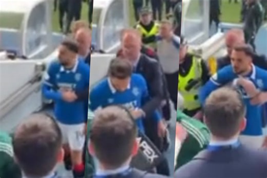 VIDEO/ Angry and screaming before entering the tunnel, Bajrami causes a stir in Scotland